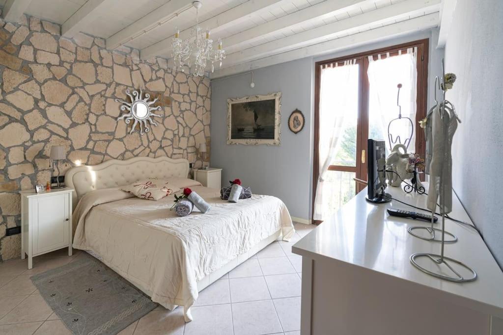 Casa Brilde, Appartamento Con Piscina Saló Exterior foto